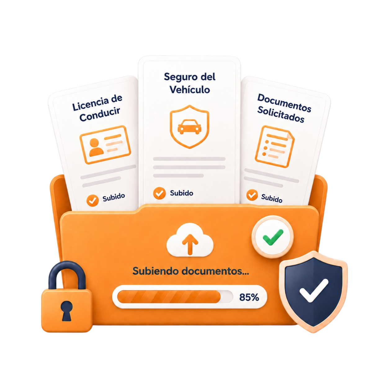 Documentos preparados para subir
